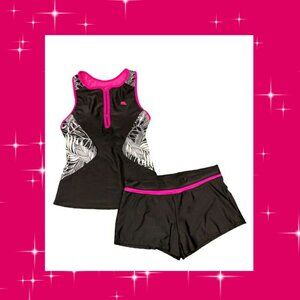 NEW ZeroXposur Ladies Scuba Tankini Swimsuit Carmine Size L